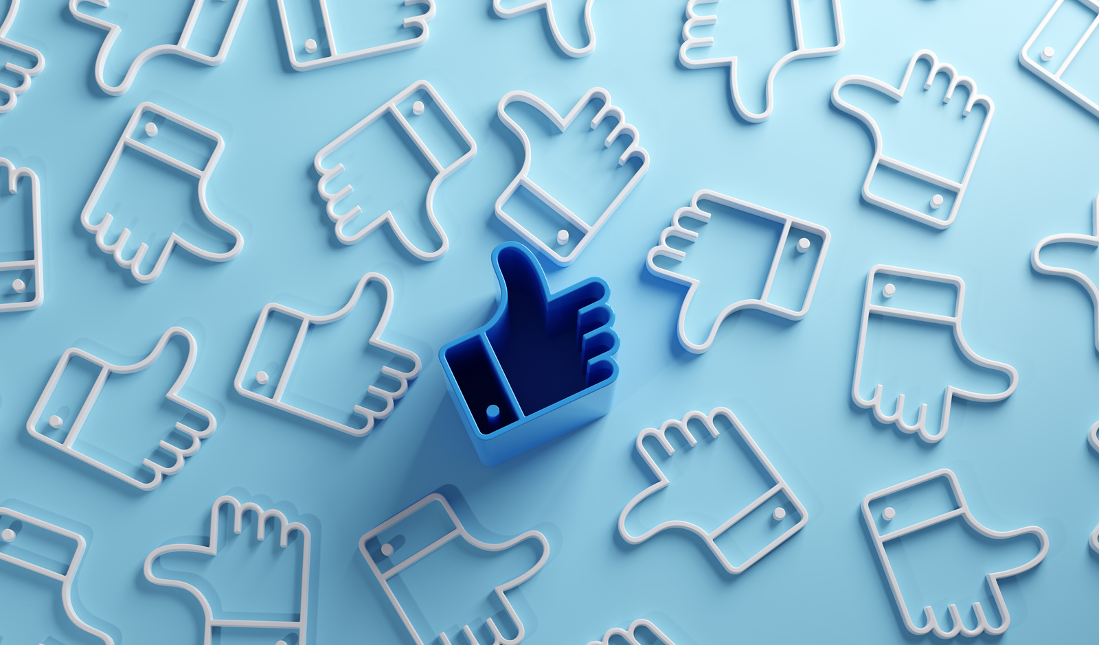 Network of Ok like Social Media Hand Icon Symbol